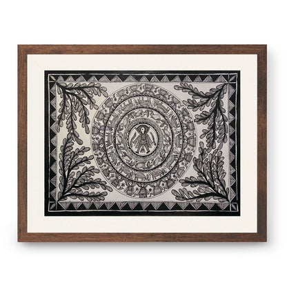 Fish and bird Madhubani Painting, Madhubani Art, Madhubani Painting