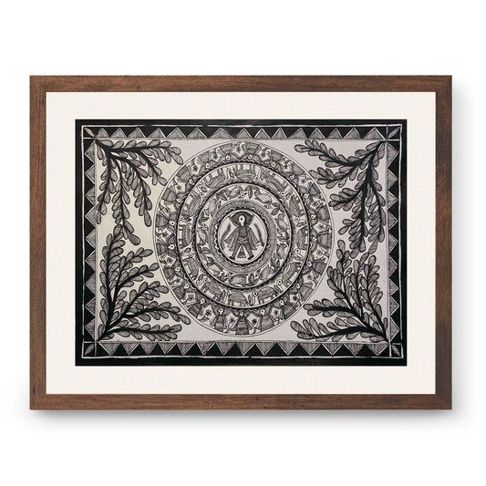 Fish and bird Madhubani Painting, Madhubani Art, Madhubani Painting