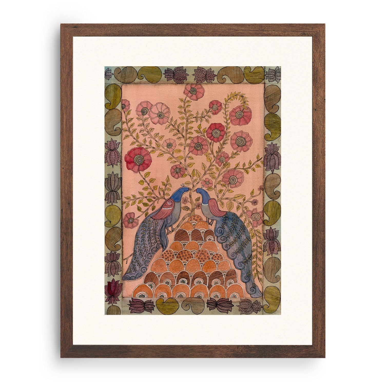 Madhubani Peacock Artwork