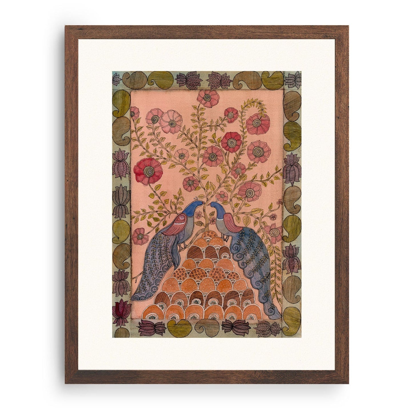 Madhubani Peacock Artwork