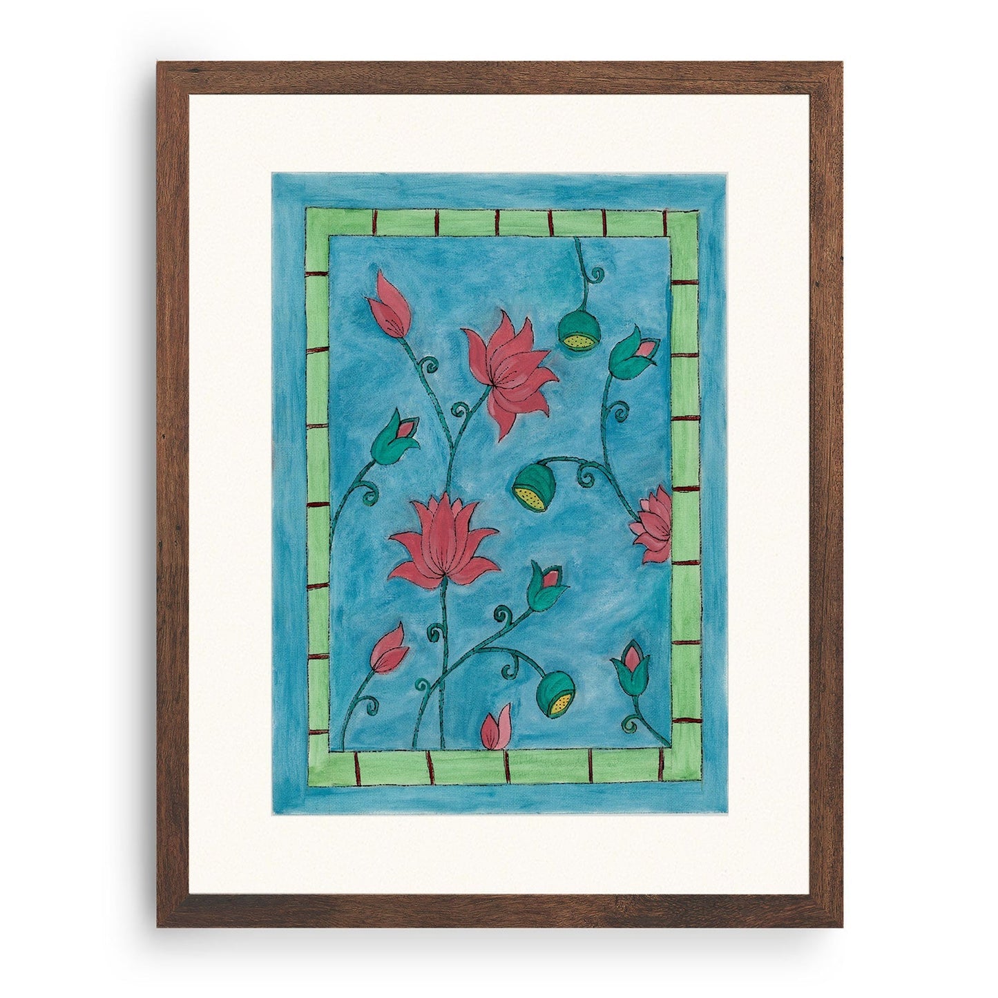 Madhubani Floral Art, Madhubani Art