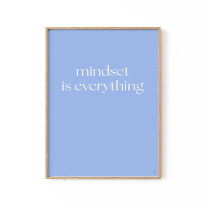 Mindset Is Everything, Motivational Poster