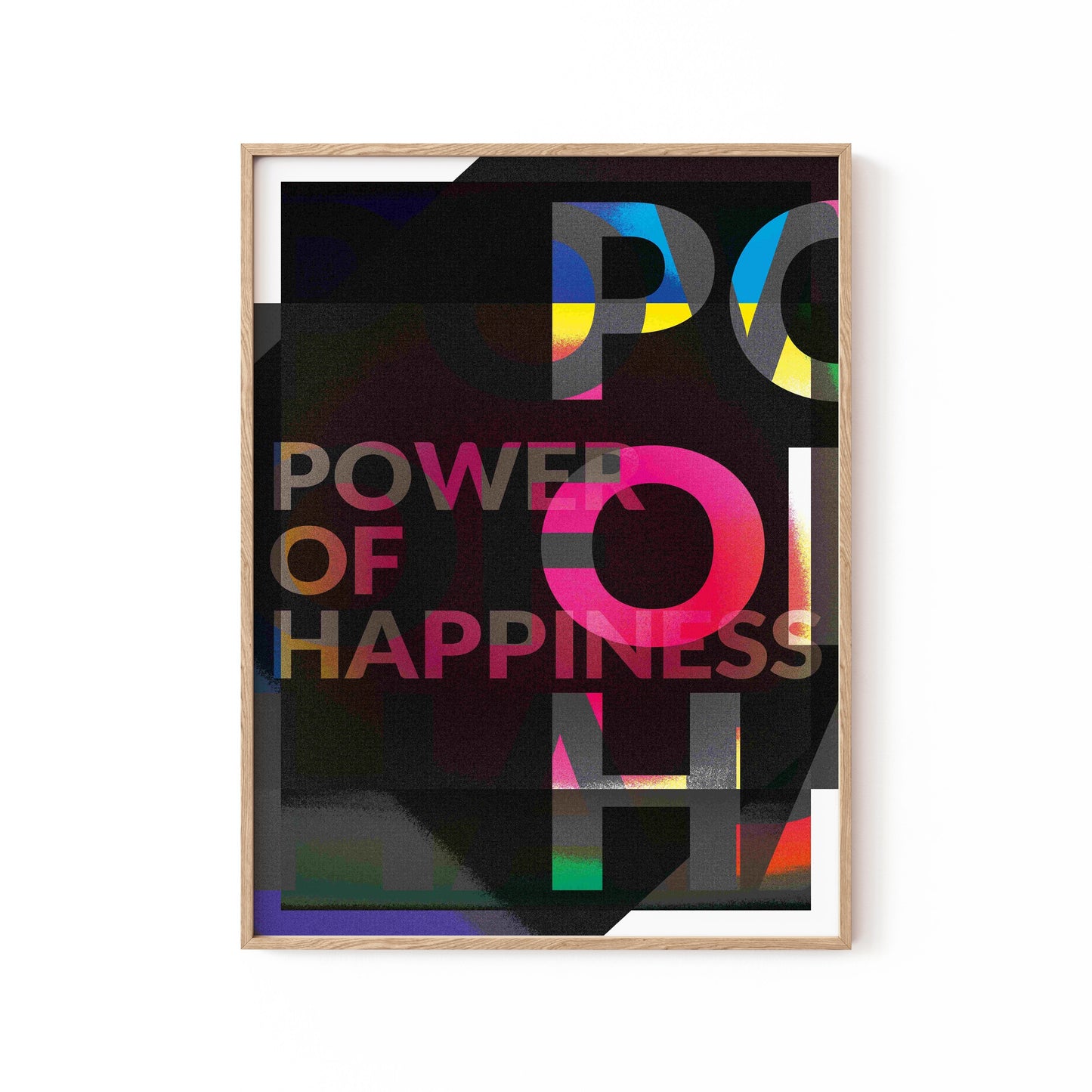 Power of Happiness, Motivational Poster