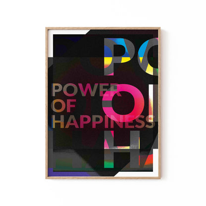 Power of Happiness, Motivational Poster