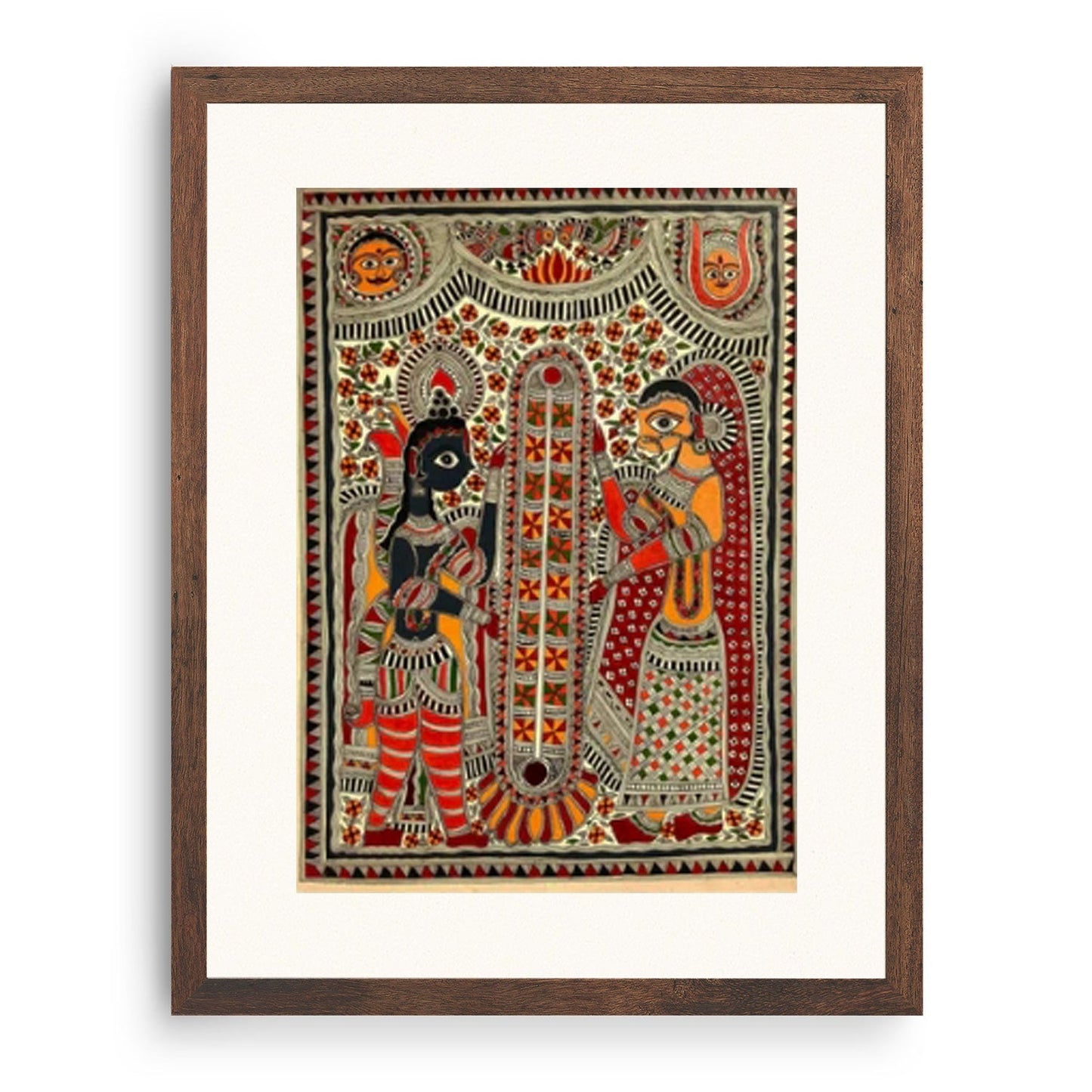 Rama Sita Madhubani Painting, Art