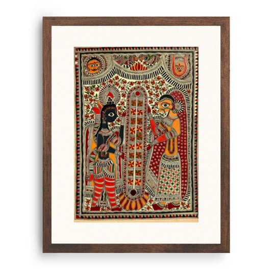 Rama Sita Madhubani Painting, Art