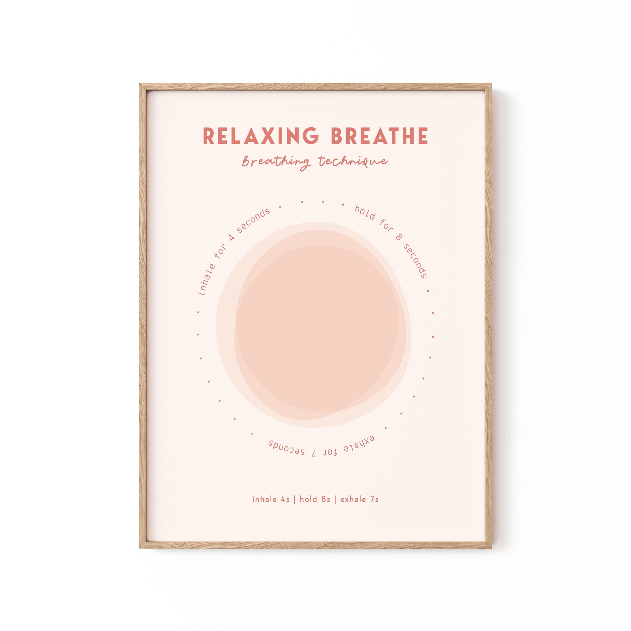 Relaxing Breathe, Motivational Poster