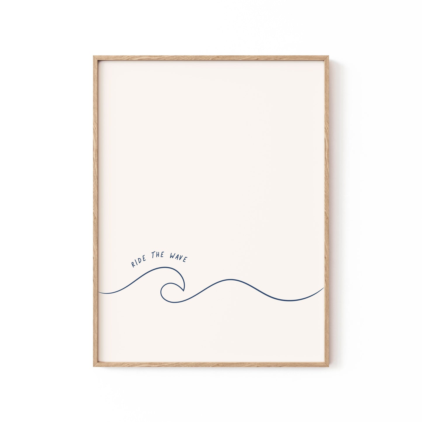 Ride The Wave, Motivational Poster