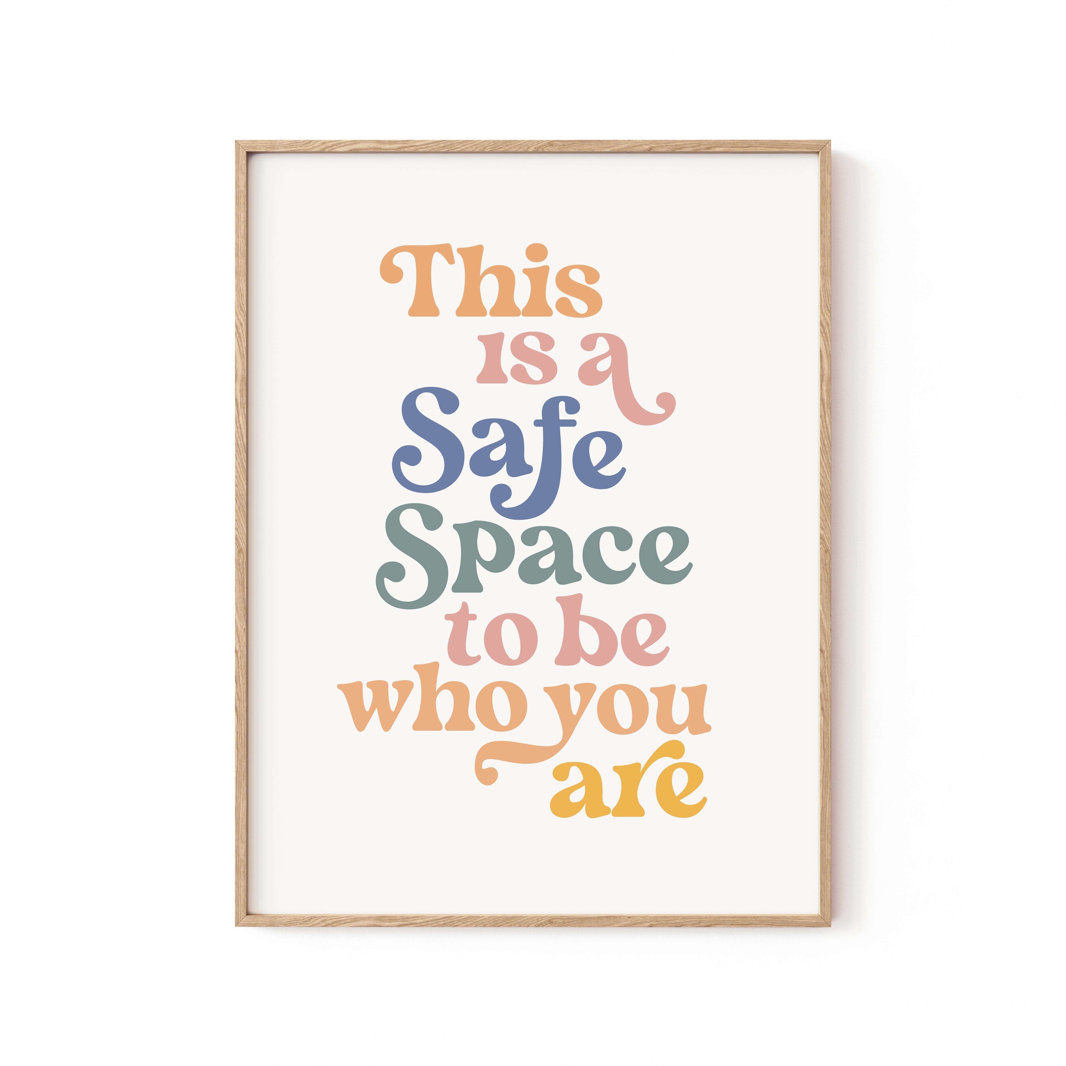 Safe Space, Motivational Poster