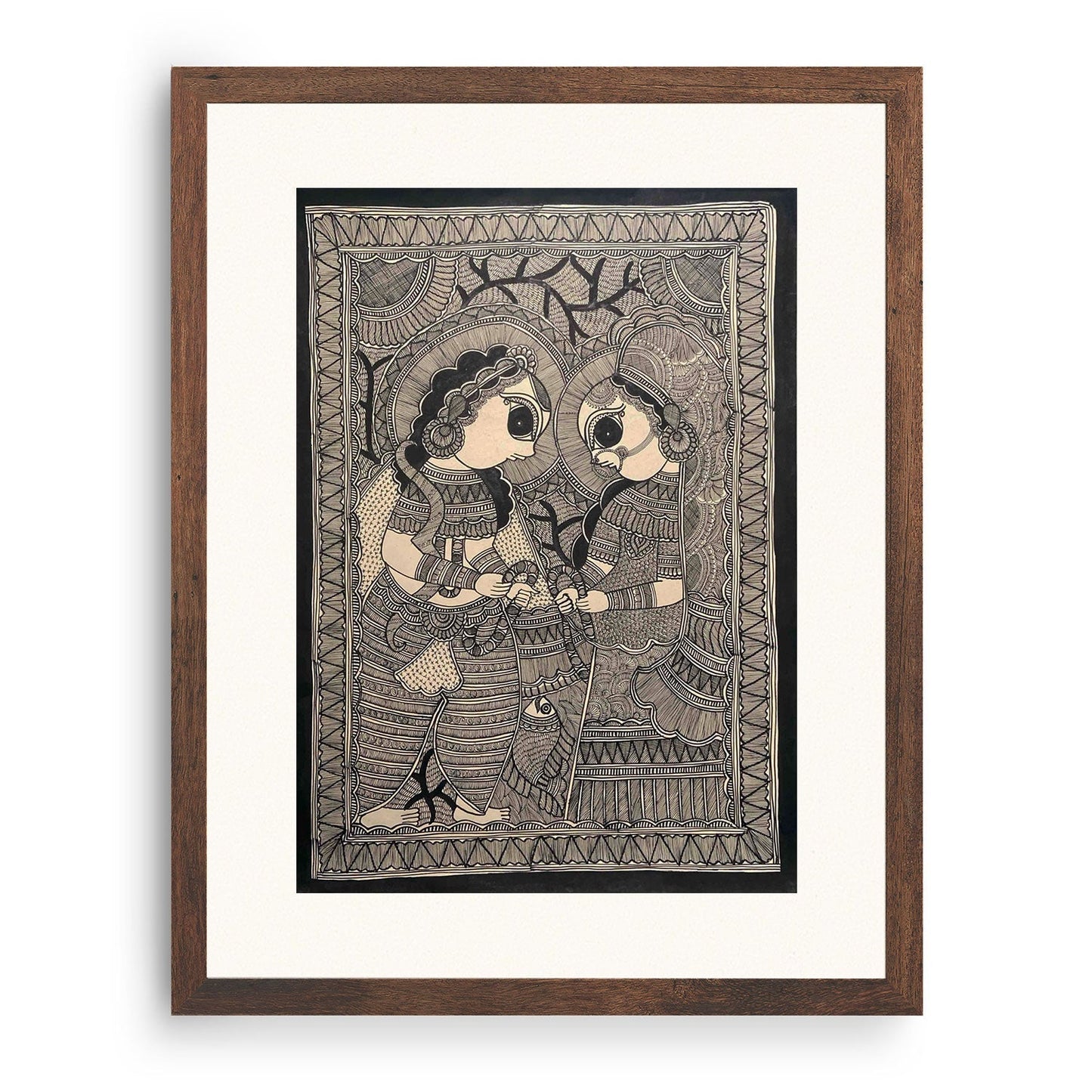 Ram Sita, Madhubani Art, Madhubani Painting