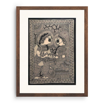 Ram Sita, Madhubani Art, Madhubani Painting