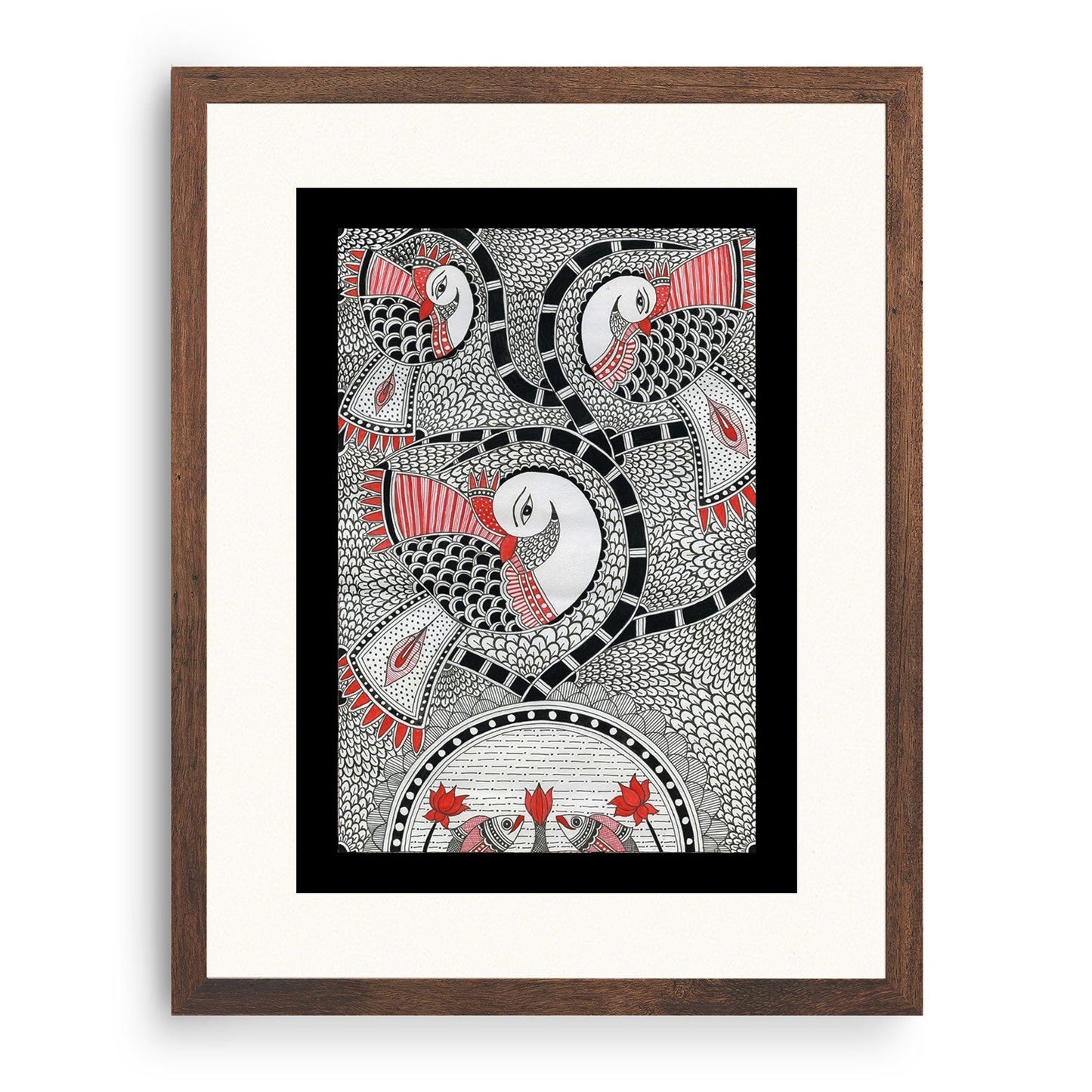 Beauty of Eternity Madhubani Art