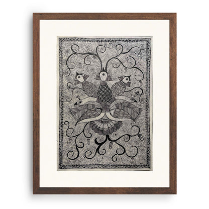 The Bird madhubani, Madhubani Art, Madhubani Painting