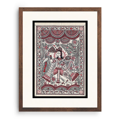 Sanjeevni, Life of Lakshman saved by Hanuman Madhubani Art