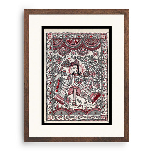 Sanjeevni, Life of Lakshman saved by Hanuman Madhubani Art