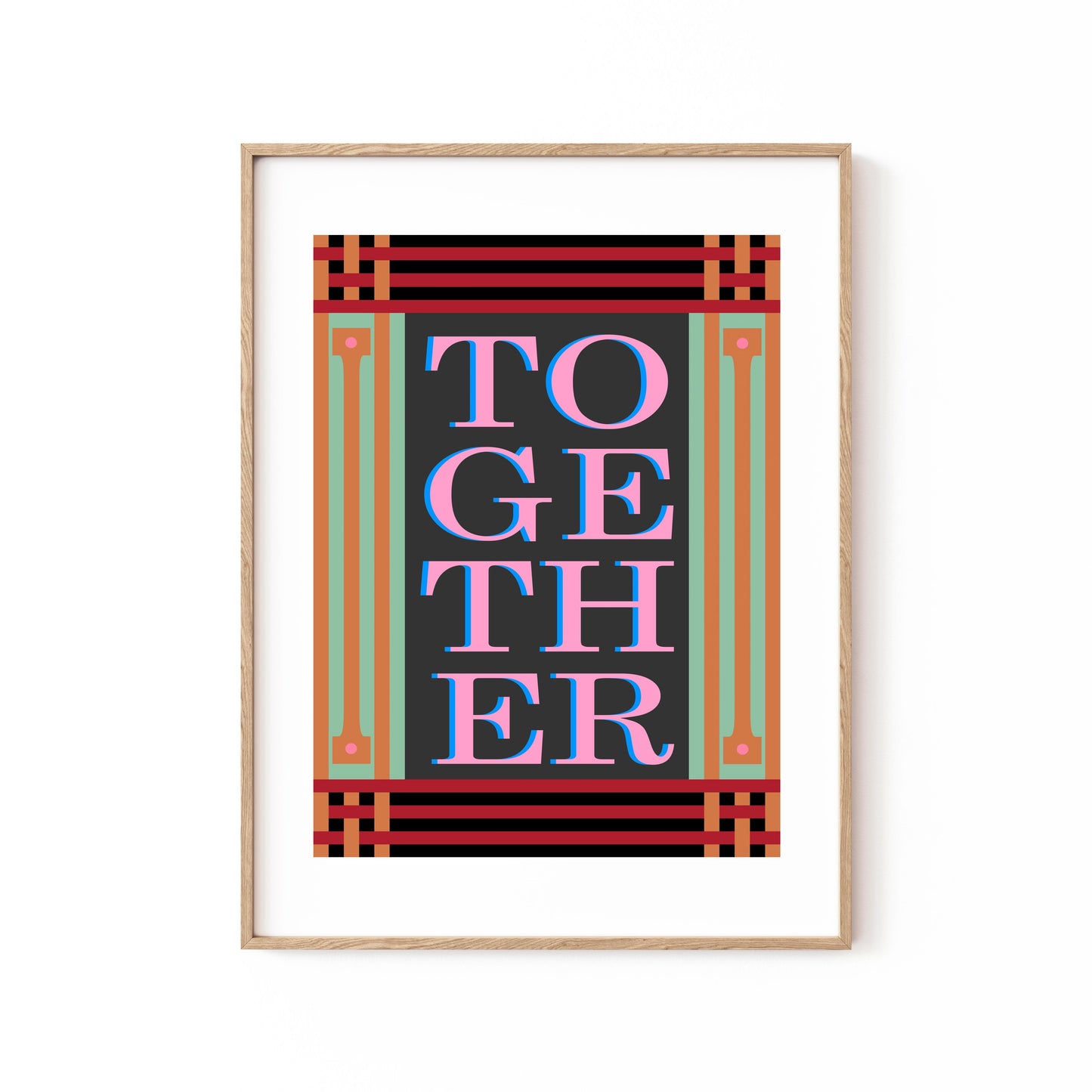 Together Black, Motivational Poster