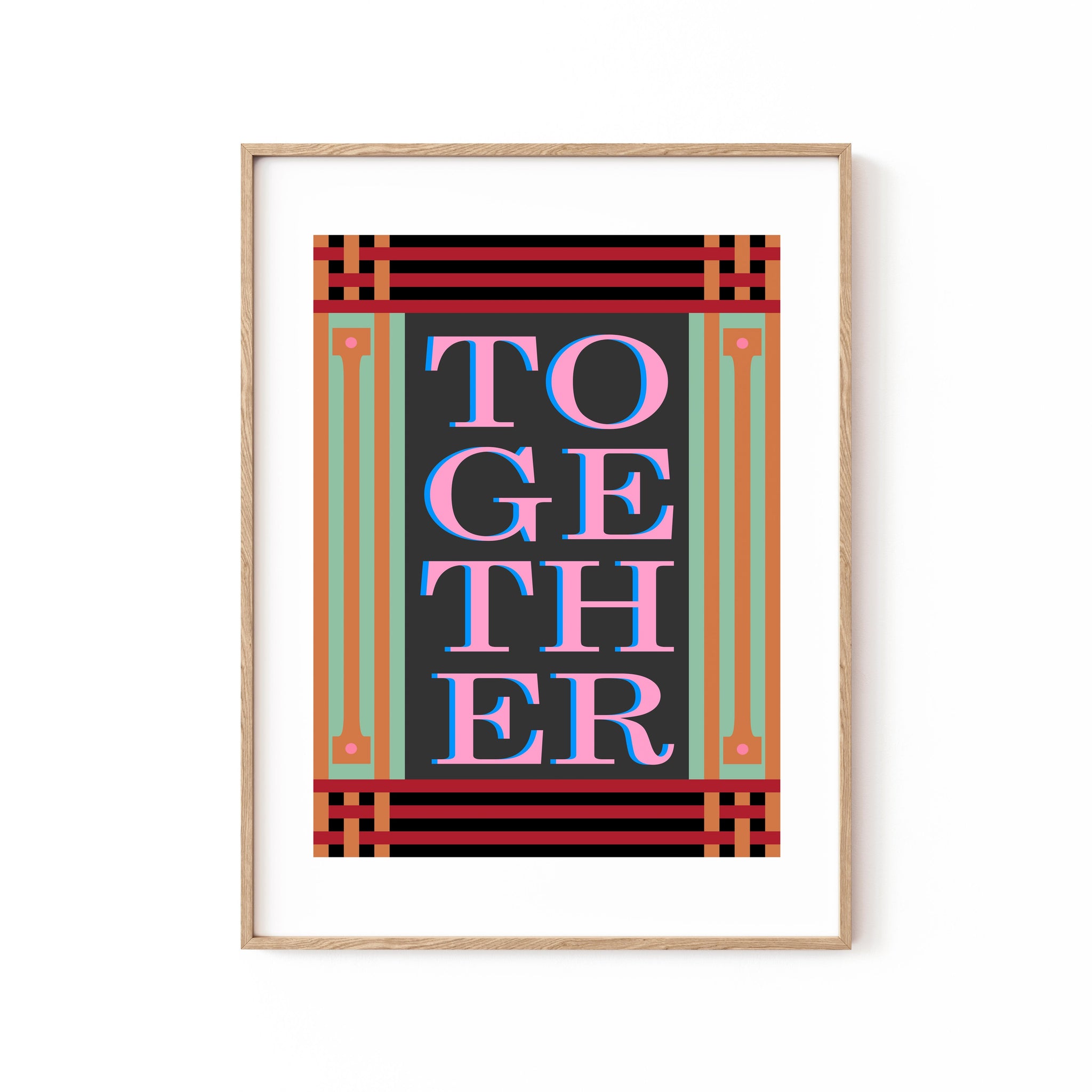 Together Black, Motivational Poster