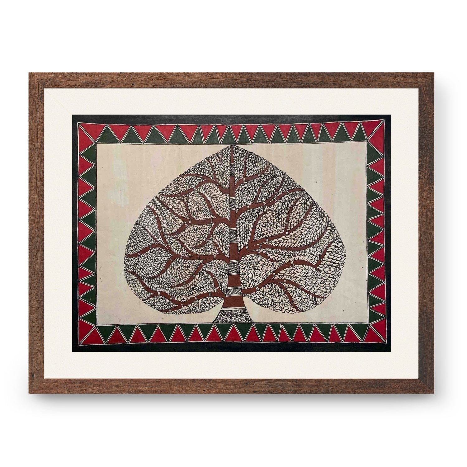 Banyan tree, Madhubani Art, Madhubani Painting