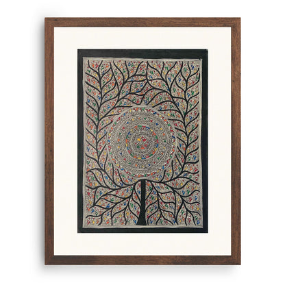 Life of Tree, Madhubani Art, Madhubani Painting