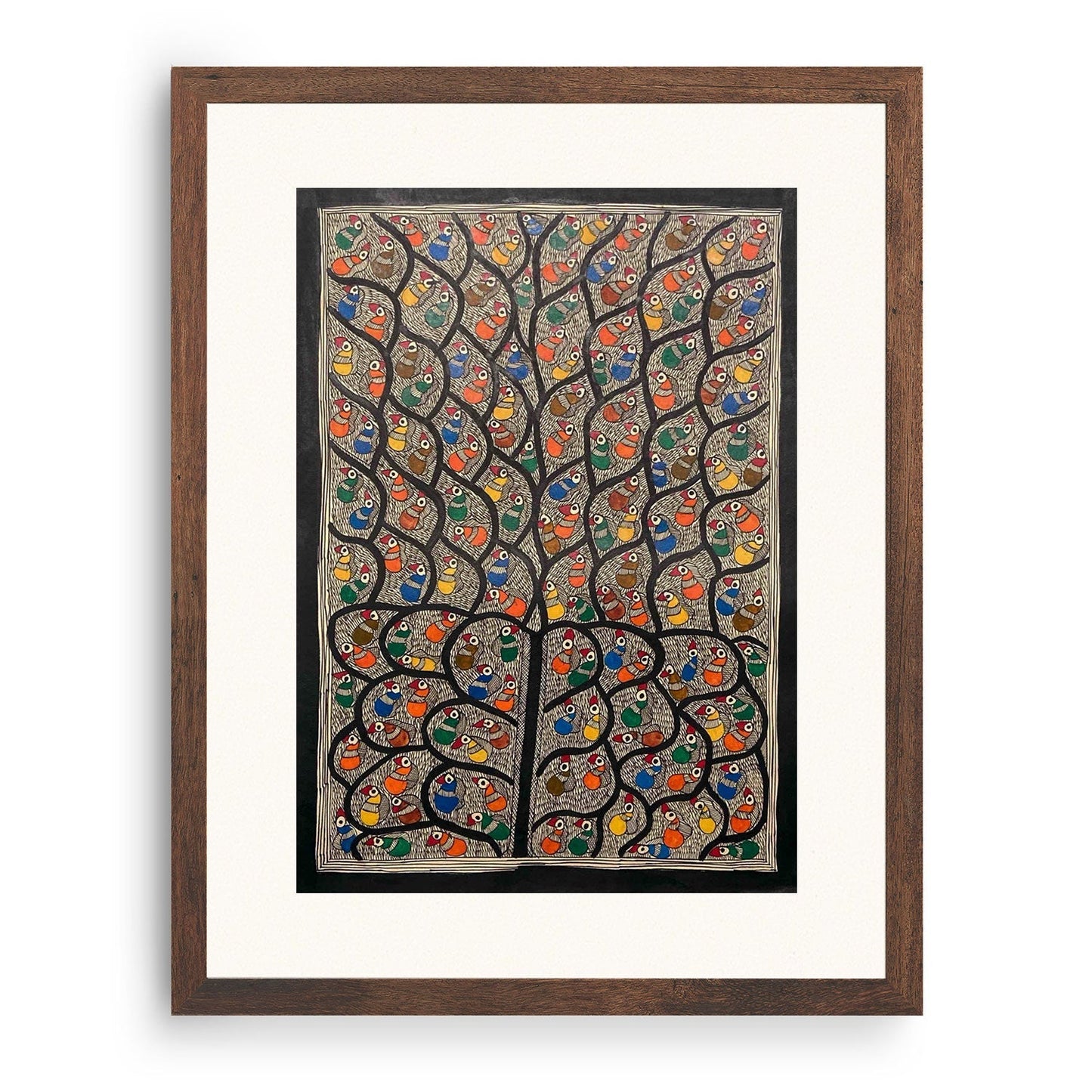 Life of Tree, Madhubani Art, Madhubani Painting