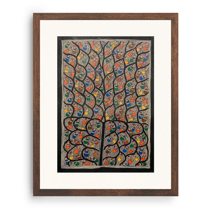 Life of Tree, Madhubani Art, Madhubani Painting