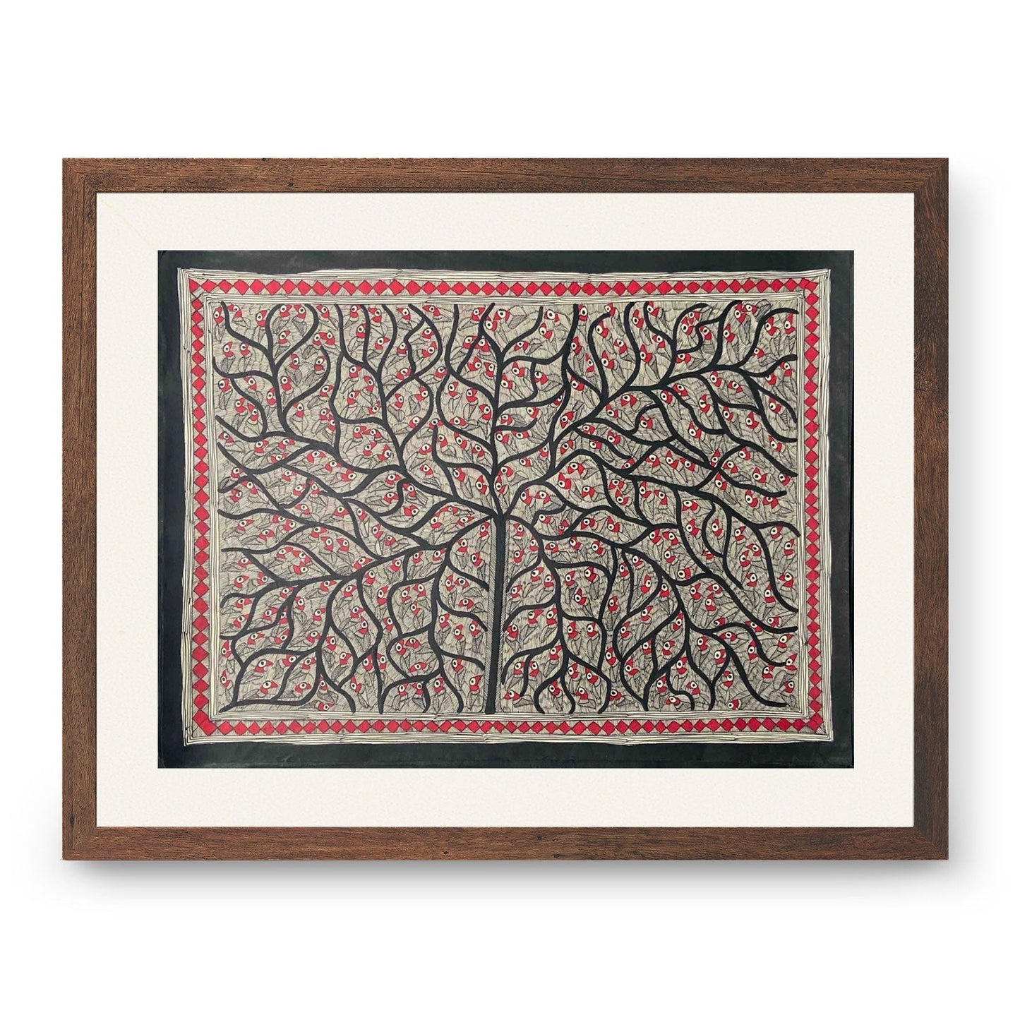 Life of Tree, Madhubani Art, Madhubani Painting