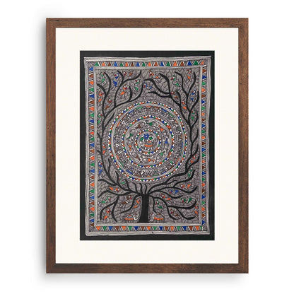 Life of Tree, Madhubani Art, Madhubani Painting