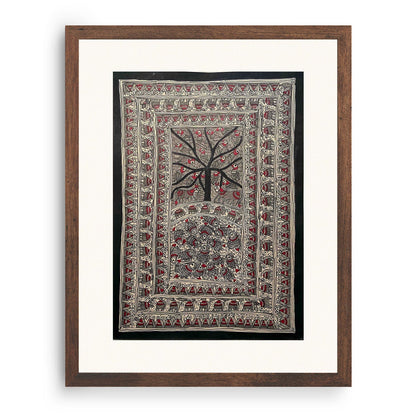 The Fish and bird madhubani, Madhubani Art, Madhubani Painting