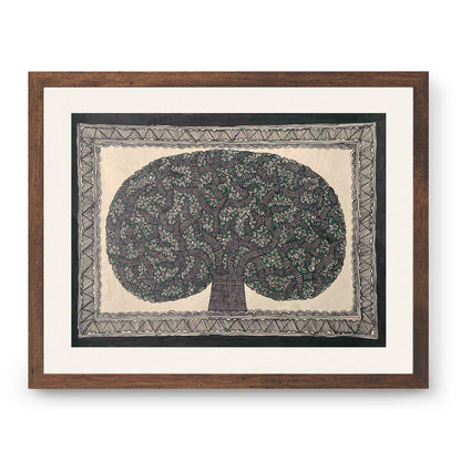 Life of Tree, Madhubani Art, Madhubani Painting