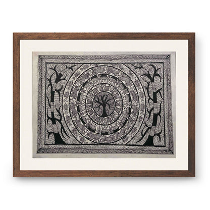 Tree Art, Madhubani Art, Madhubani Painting