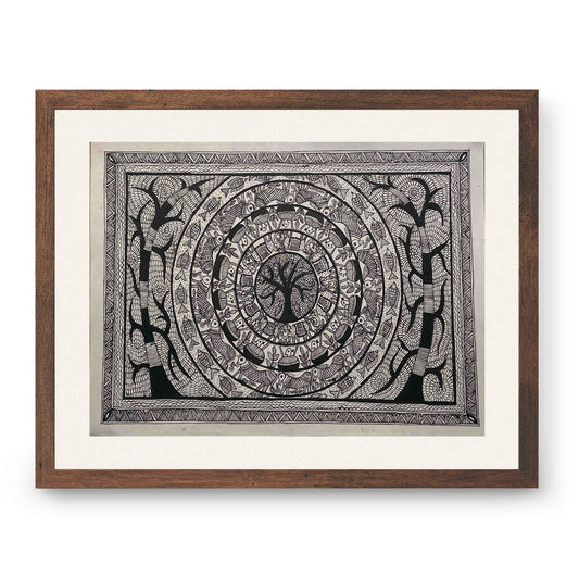 Tree Art, Madhubani Art, Madhubani Painting