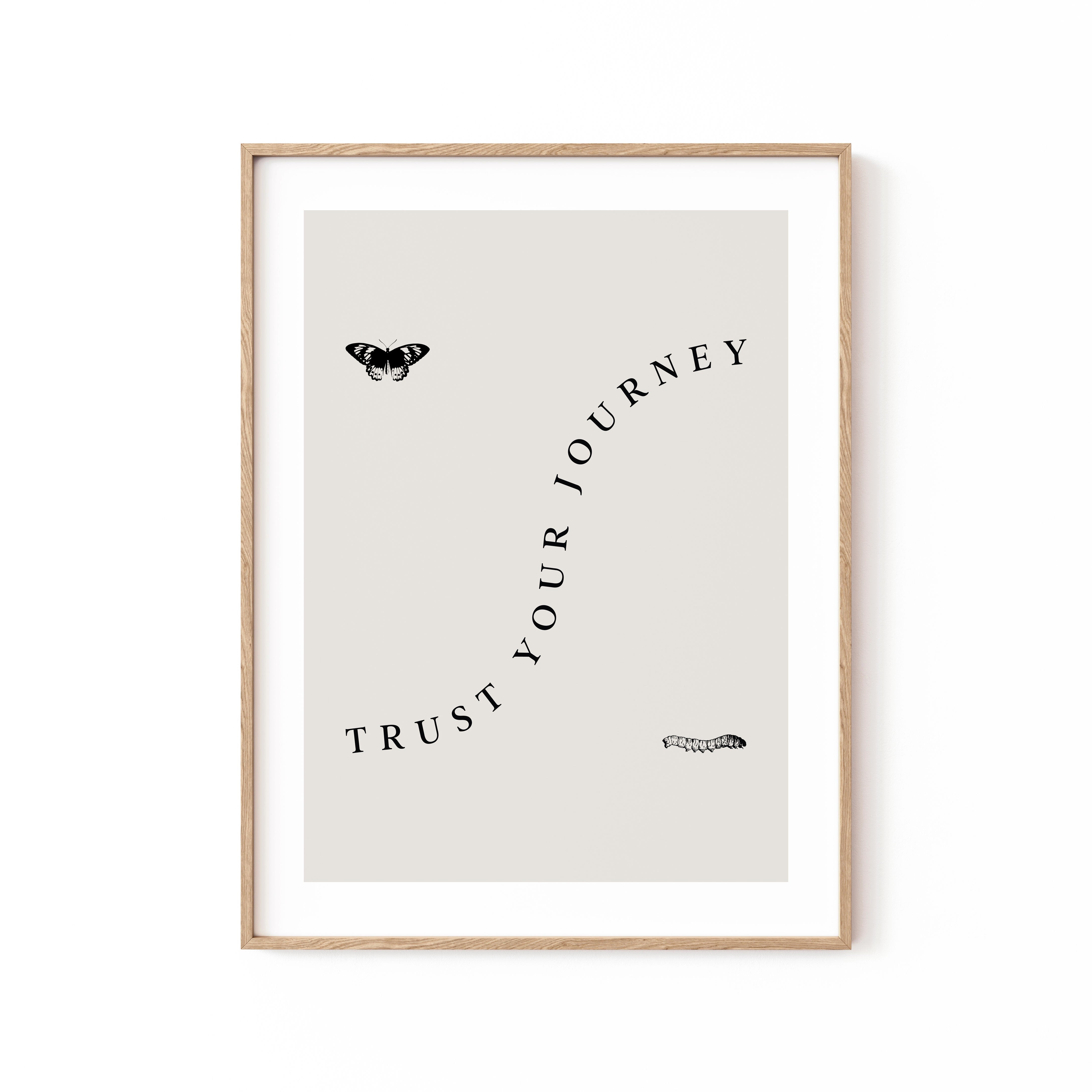 Trust Your Journey, Motivational Poster