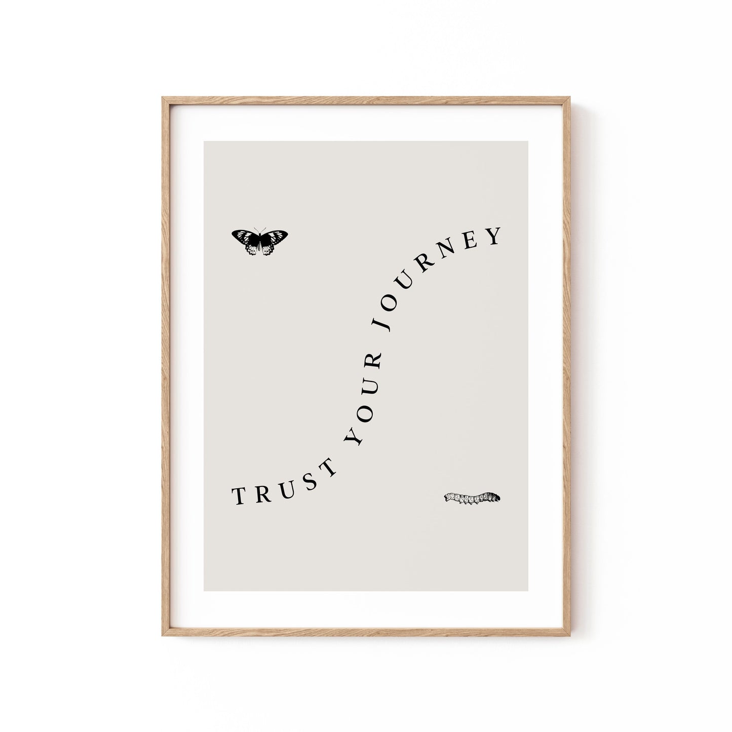Trust Your Journey, Motivational Poster
