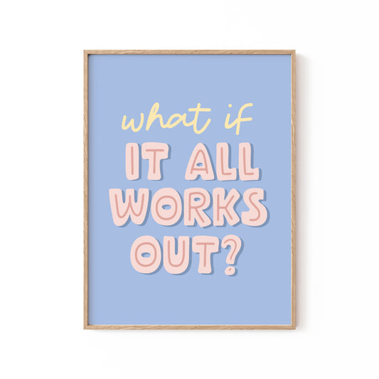 What If, Motivational Poster