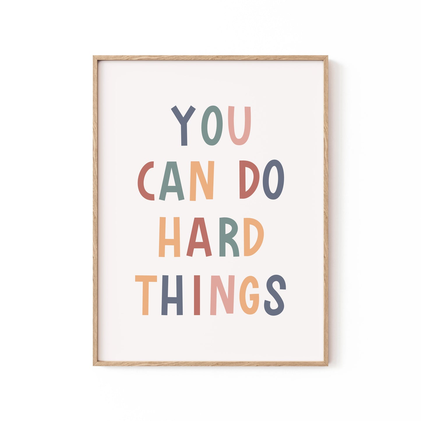 You Can Do Hard Things, Motivational Poster