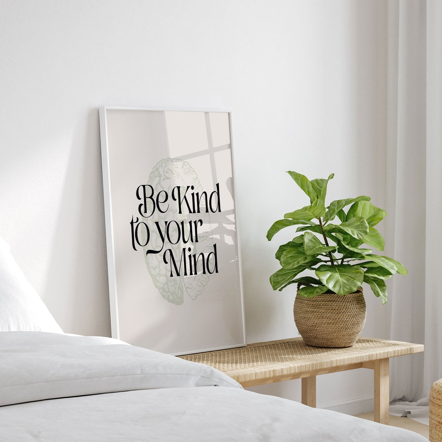 Be Kind To Your Mind No2, Motivational Poster