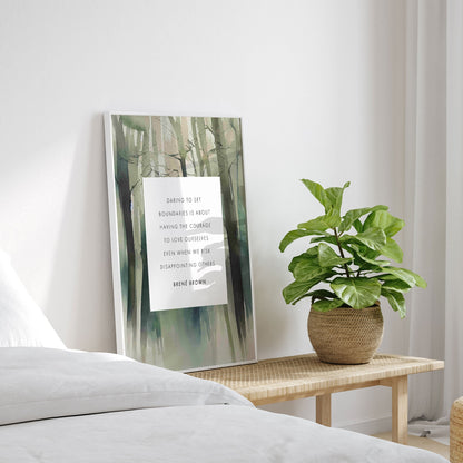 Boundaries, Motivational Poster