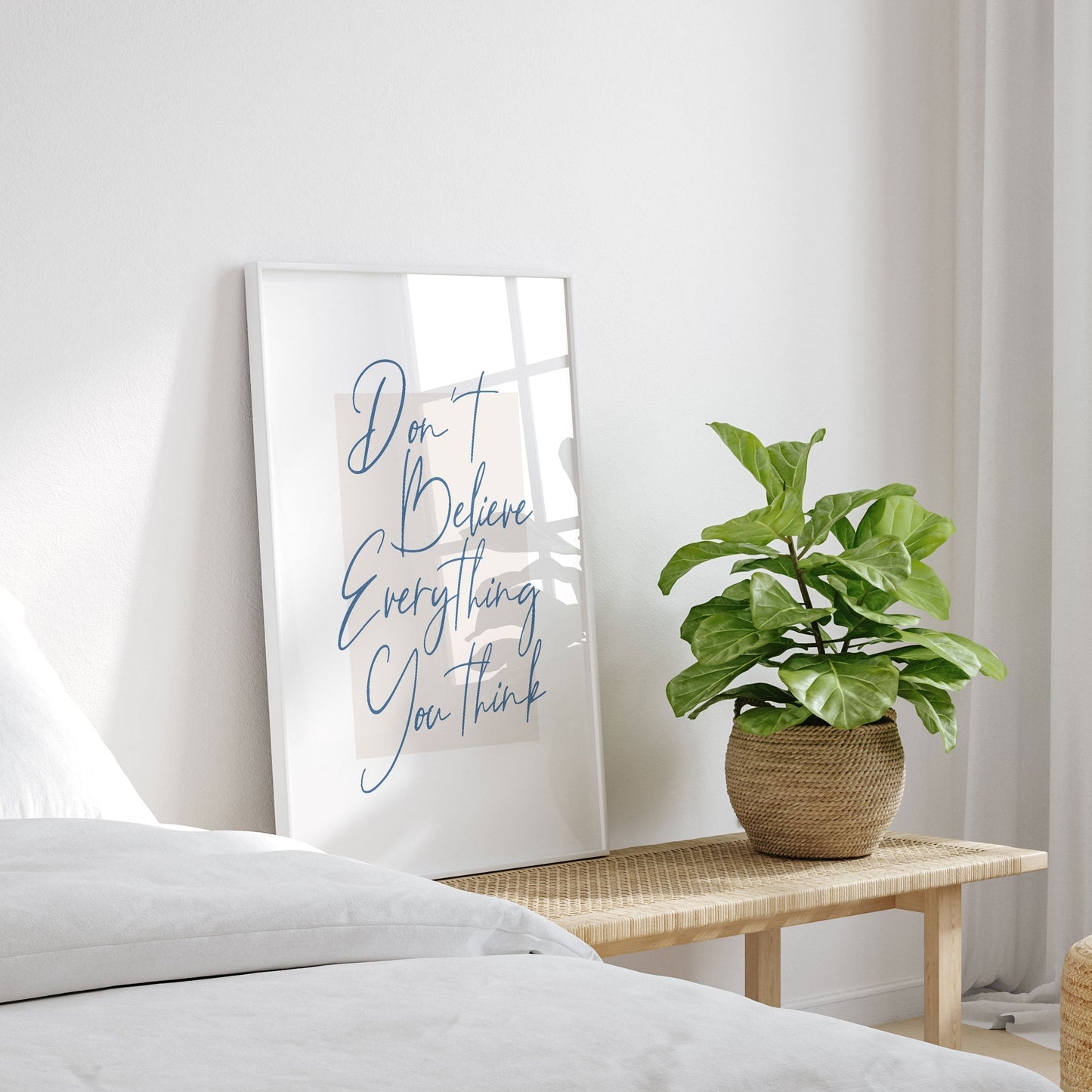 Dont Believe Everything, Motivational Poster