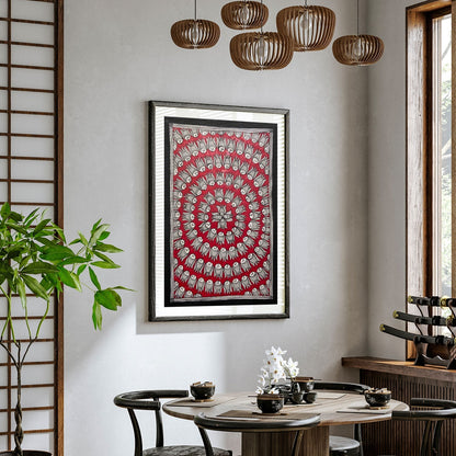 Fish rass, Madhubani Art, Madhubani Painting