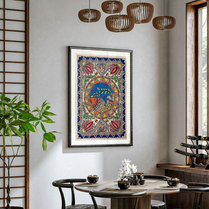 Fish rass, Madhubani Art, Madhubani Painting