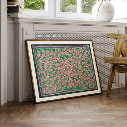 Fish rass, Madhubani Art, Madhubani Painting