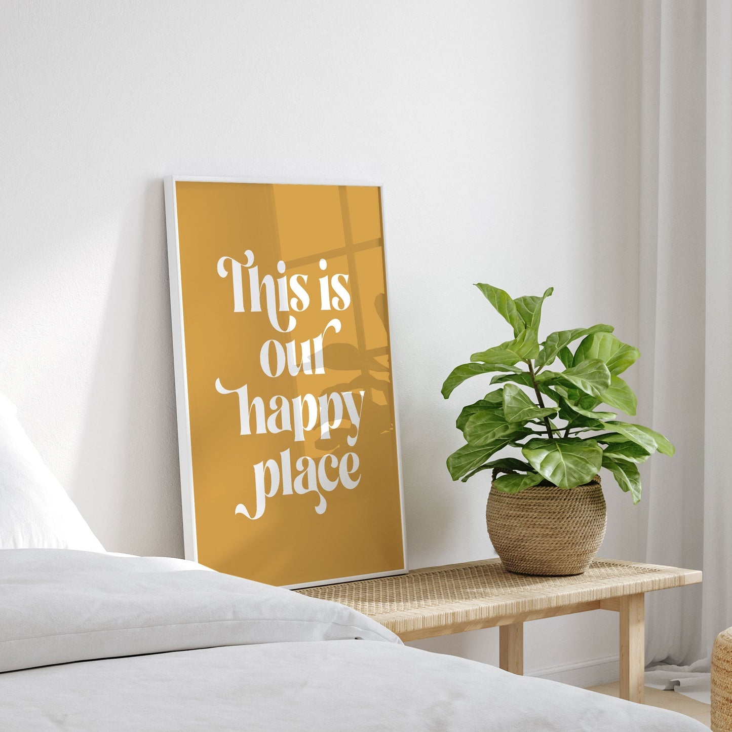 Happy Place No2, Motivational Poster