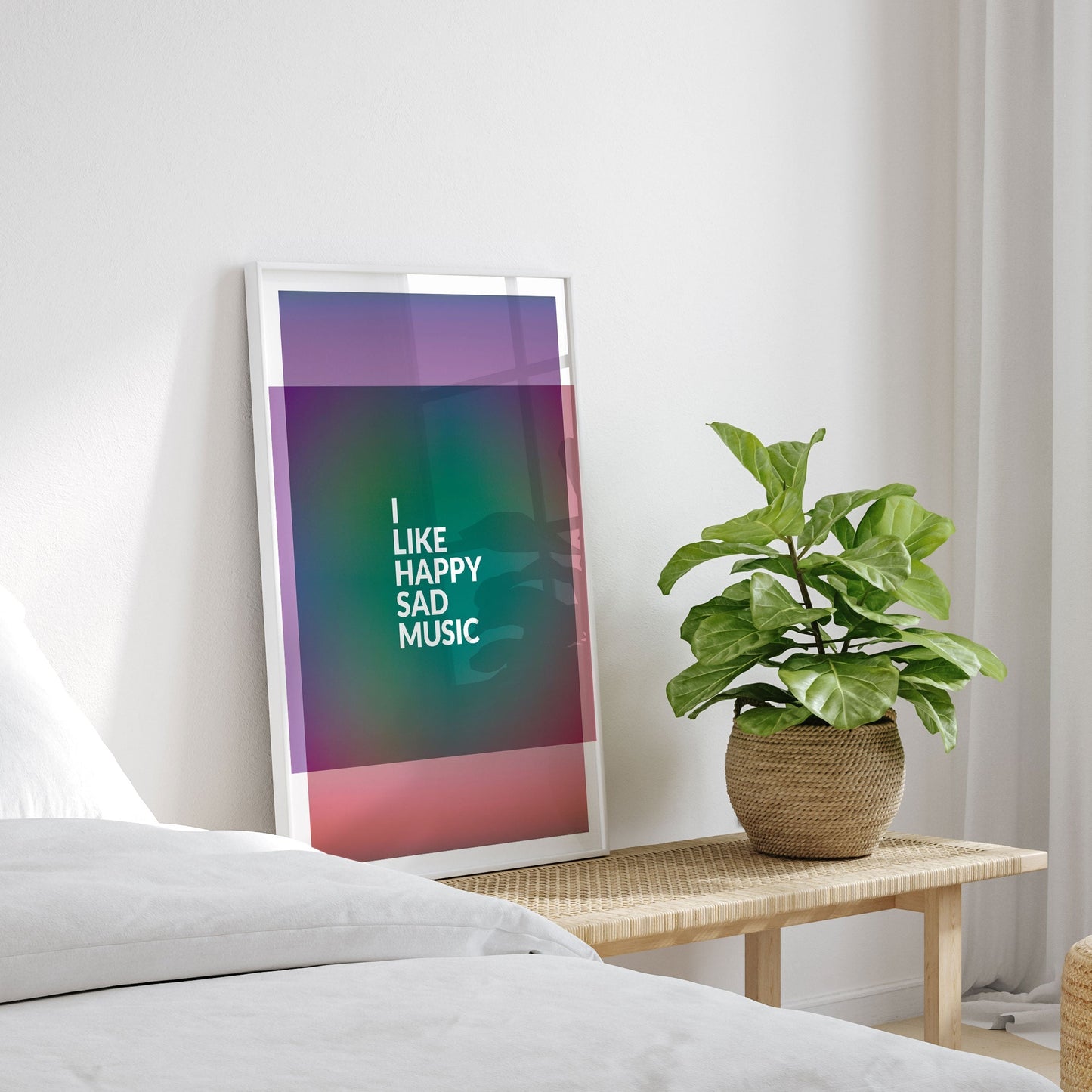 I Like Happy Sad Music, Motivational Poster