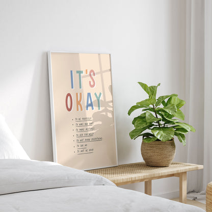 Its Okay, Motivational Poster