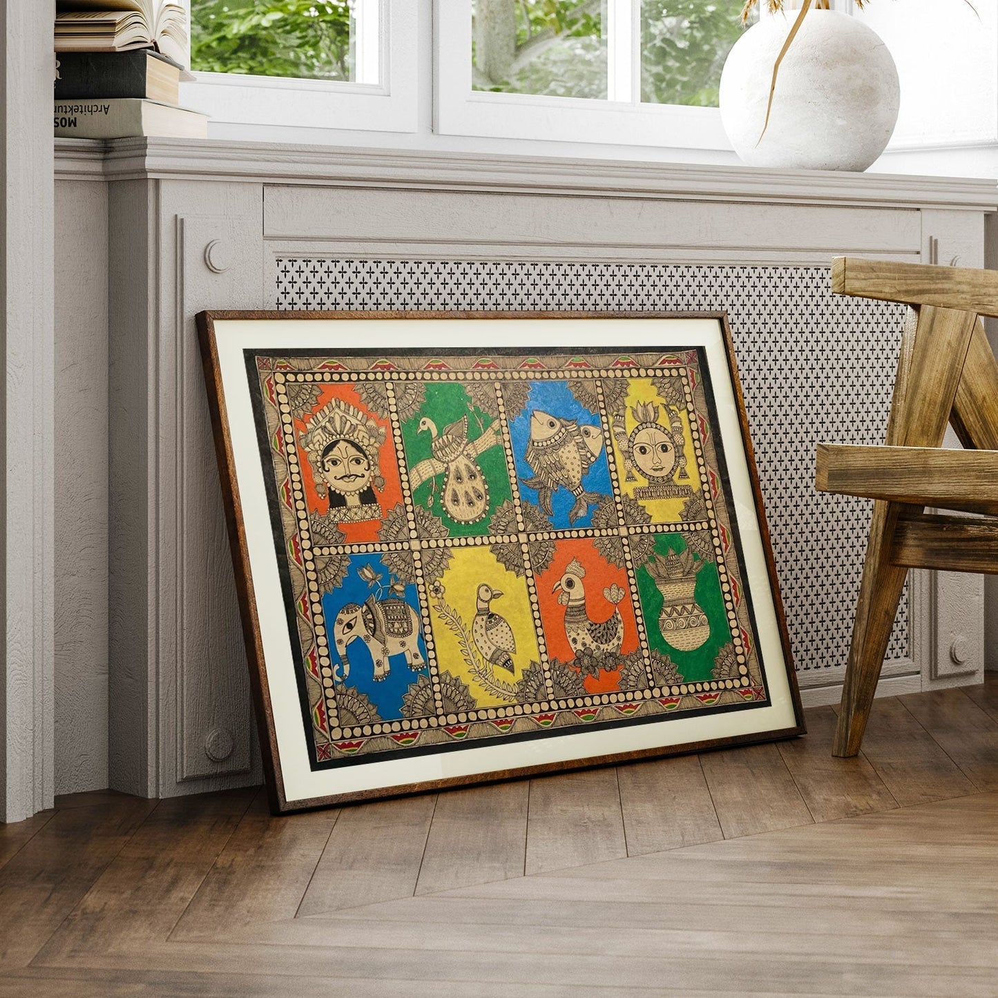 Mix of Madhubani, Madhubani Art, Madhubani Painting