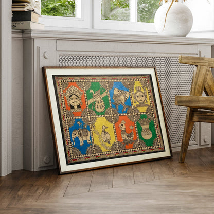 Mix of Madhubani, Madhubani Art, Madhubani Painting