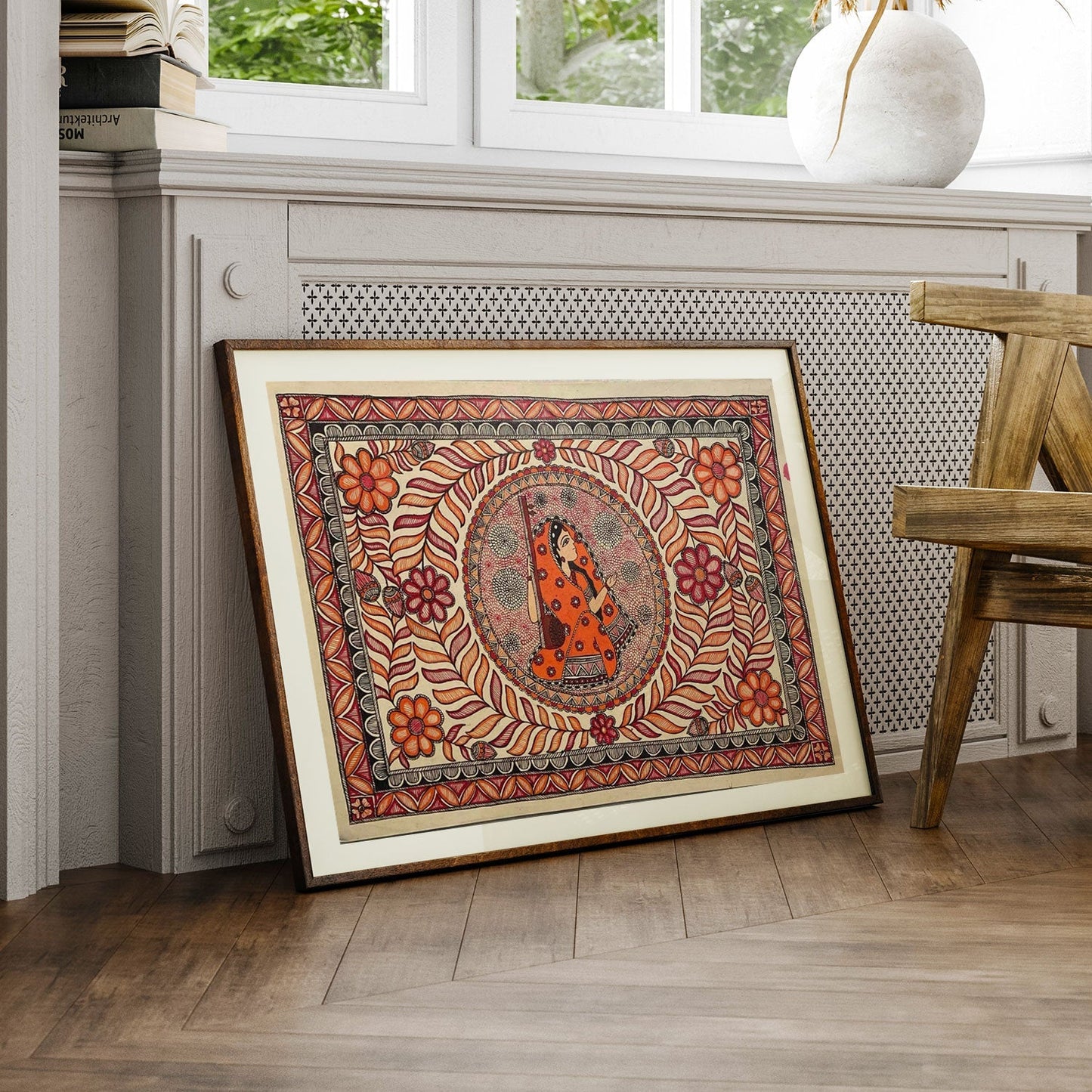 Meera krishna madhubani, Madhubani Art, Madhubani Painting