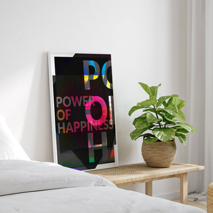 Power of Happiness, Motivational Poster