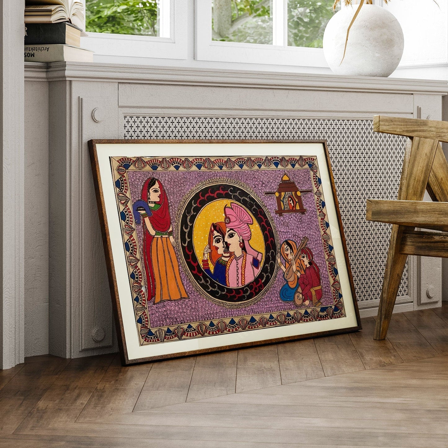 Raja Rani Madhubani Art, Madhubani Art, Madhubani Painting