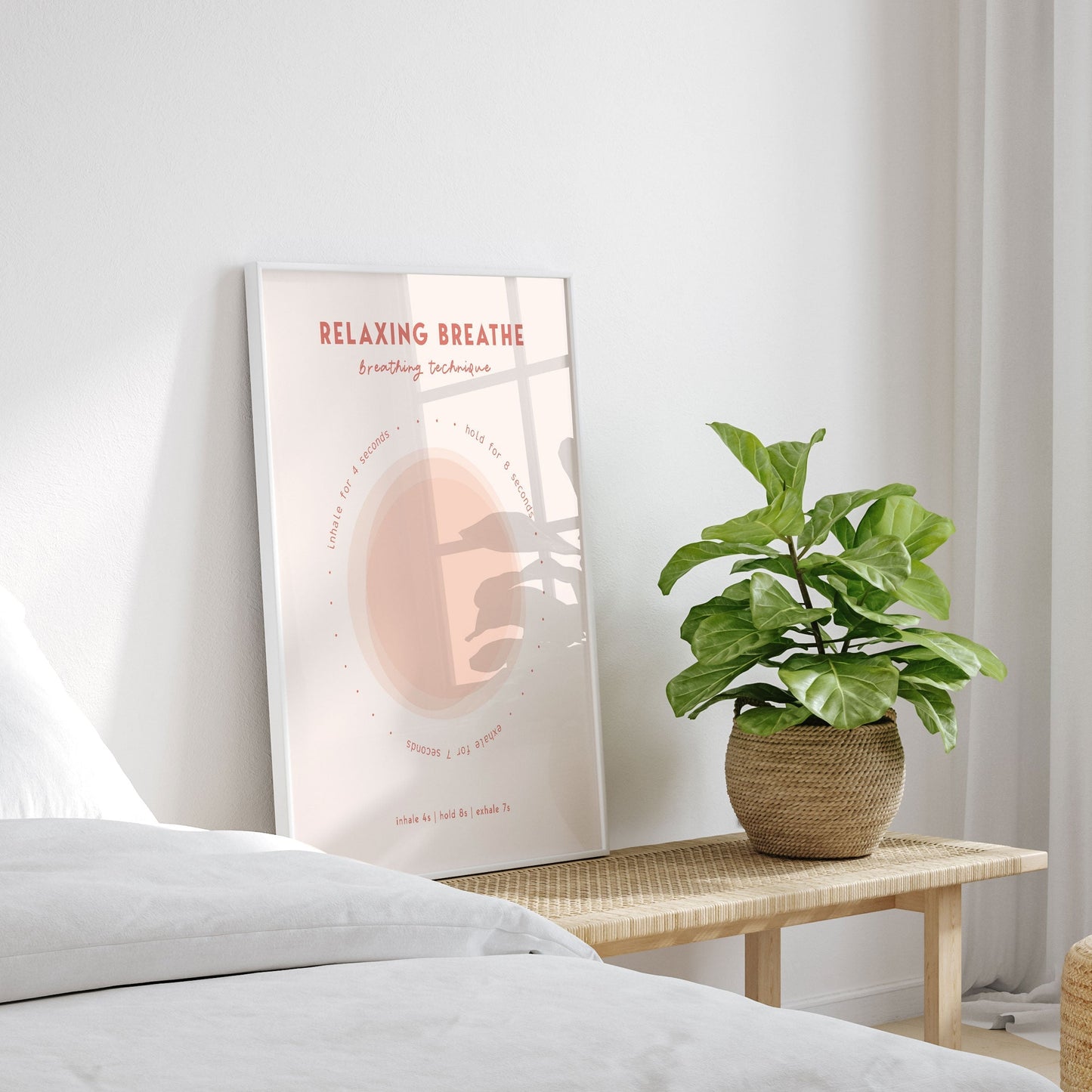 Relaxing Breathe, Motivational Poster